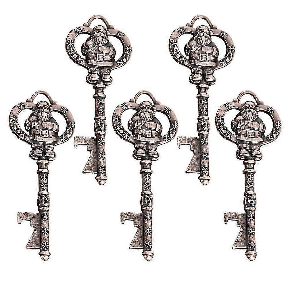 5pcs Key Shape Bottle Openers Multipurpose Drink Bottle Openers Key Openers