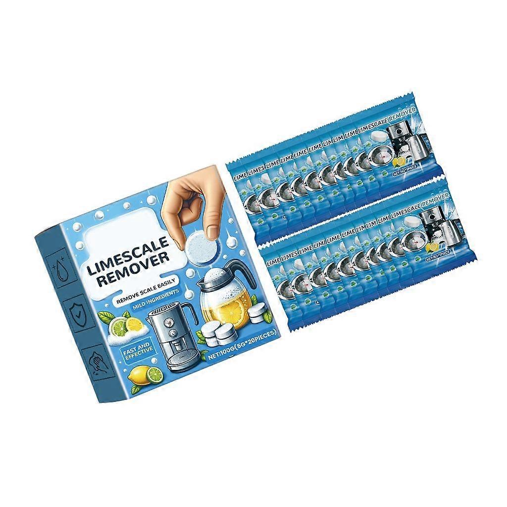 20PCS/Pack πρακτικά αναβράζοντα δισκία καθαρισμού για την αφαίρεση λεκέδων και βρωμιάς