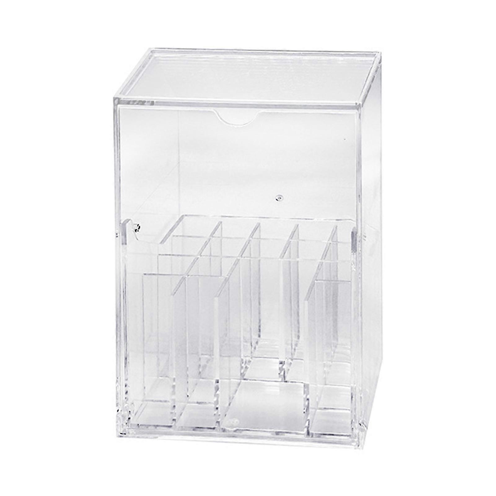 Makeup Brush Organizer with Lid Multi-Purpose Cosmetic Brushes Storage Holder