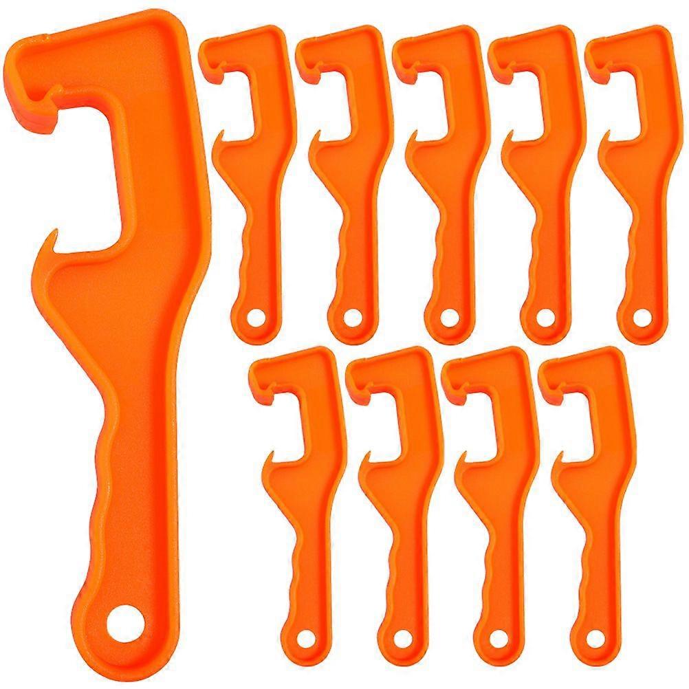 10pcs Reusable Gallon Bucket Openers Paint Barrel Lid Can Openers Opening Tool
