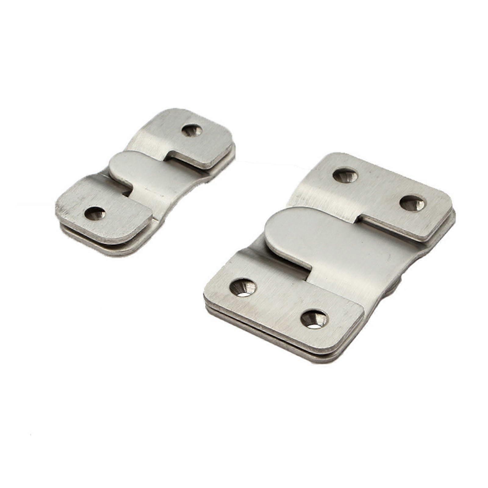 Flush Mount Brackets,2 Sets Wall Picture Frame Hanger Display Hook Sectional Sofa Bed
