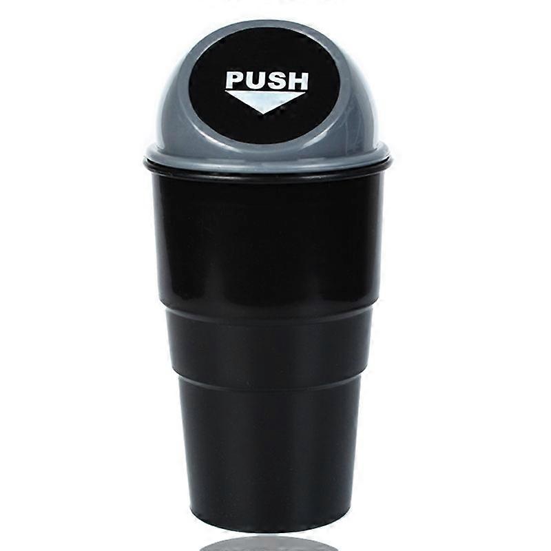 Car Trash Can Ash Bin Hand Push Mini Garbage Can Vehicle Interior Accessories