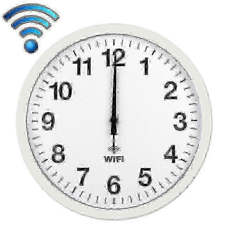 Automatic Time Synchronization Wifi Wall Clock, Size:12 Inch