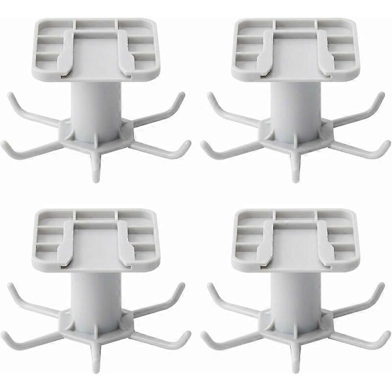 360 Rotating Kitchen Storage Hook with 6 Claws, 4 Pieces