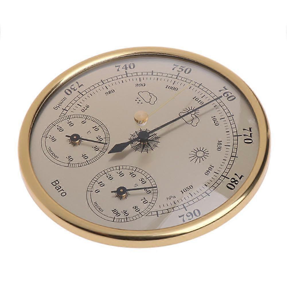 Barometer Outdoor Thermometer 3-in-1 Wall Mounted Barometer for Home Indoor Use with Accurate Readings and Classic Design