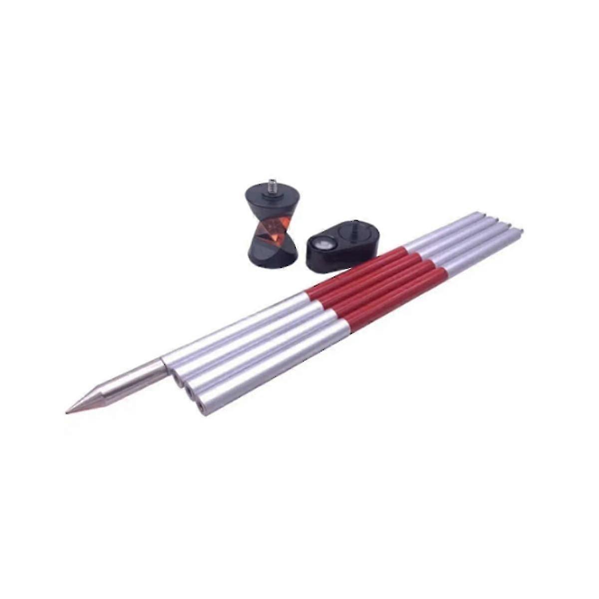 Mini 360 Degree Prism For Swiss Type Total Station Replace Grz101 Mini Prism Survey + 4 Poles With