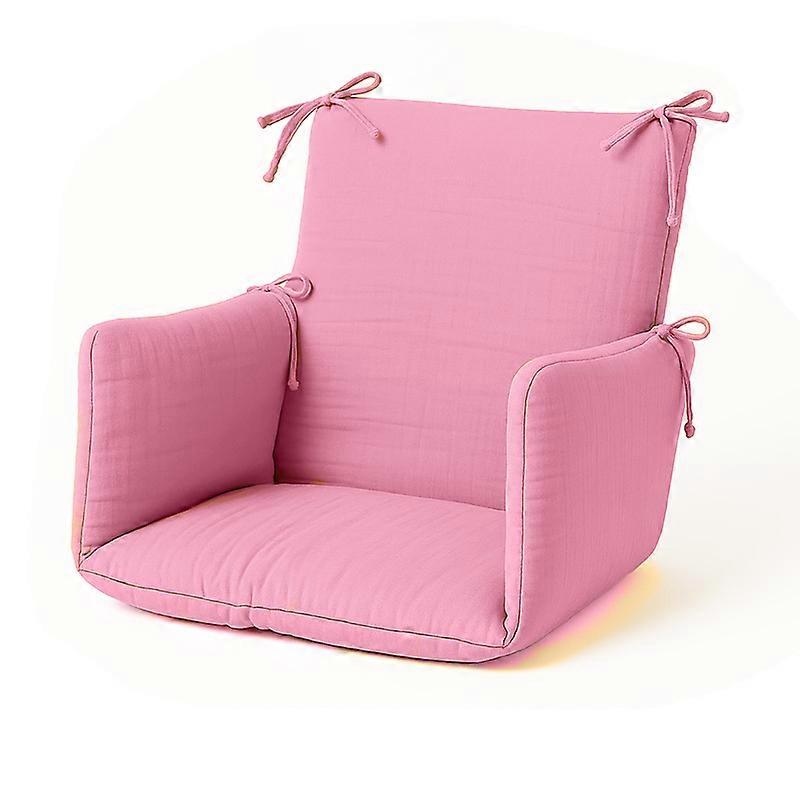 Pink Organic Cotton High Chair Cushion