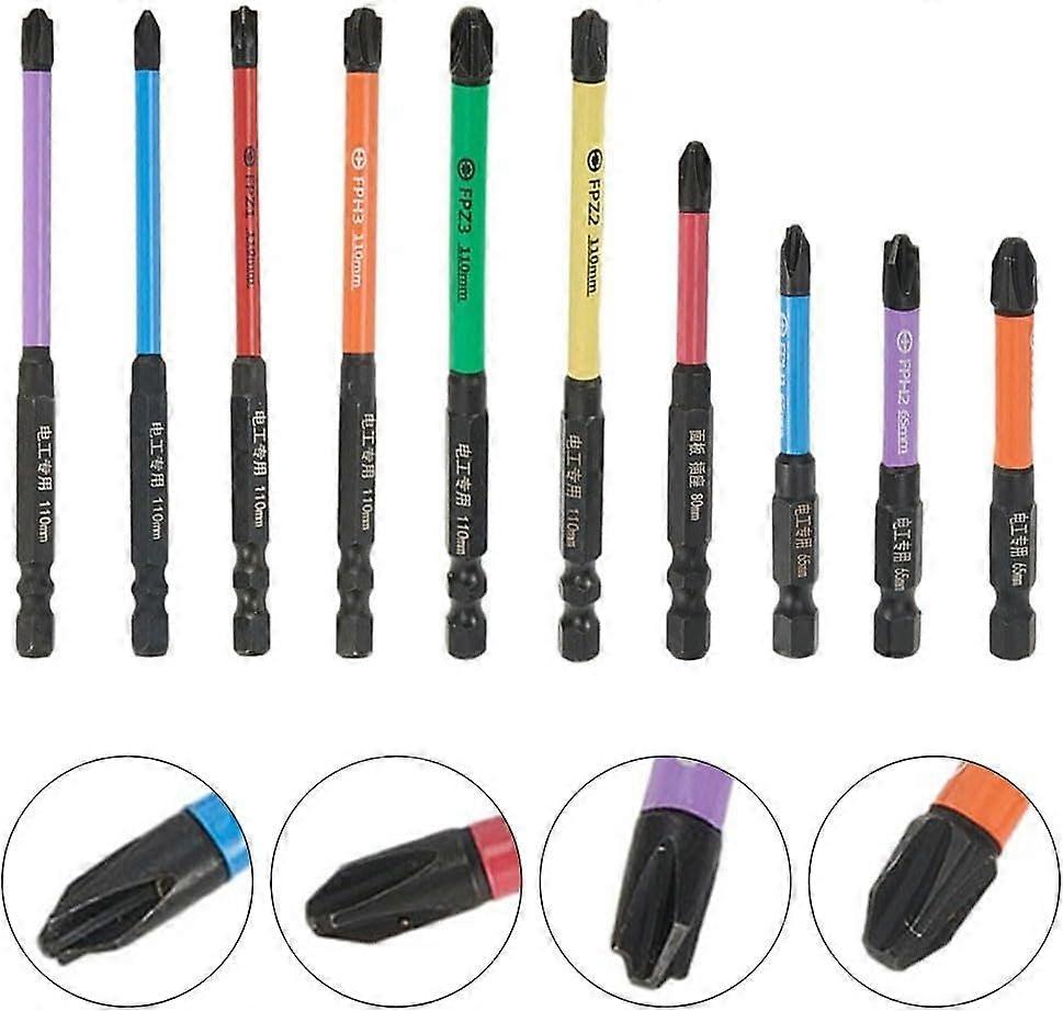 Magnetic Cross Screwdriver Bit, Phosphating Treatment, Easy Work, For Suitable Socket Panels, Breakers FPZ1, FPZ2, FPZ3