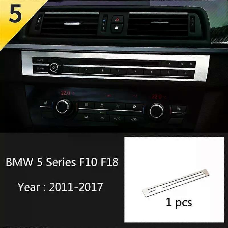 Car Dashboard Speaker Cover Trim Dashboard Air Outlet Vent Cover Trim Frame Sticker compatible for BMW 5 Series F10 F11 F18 Accessories