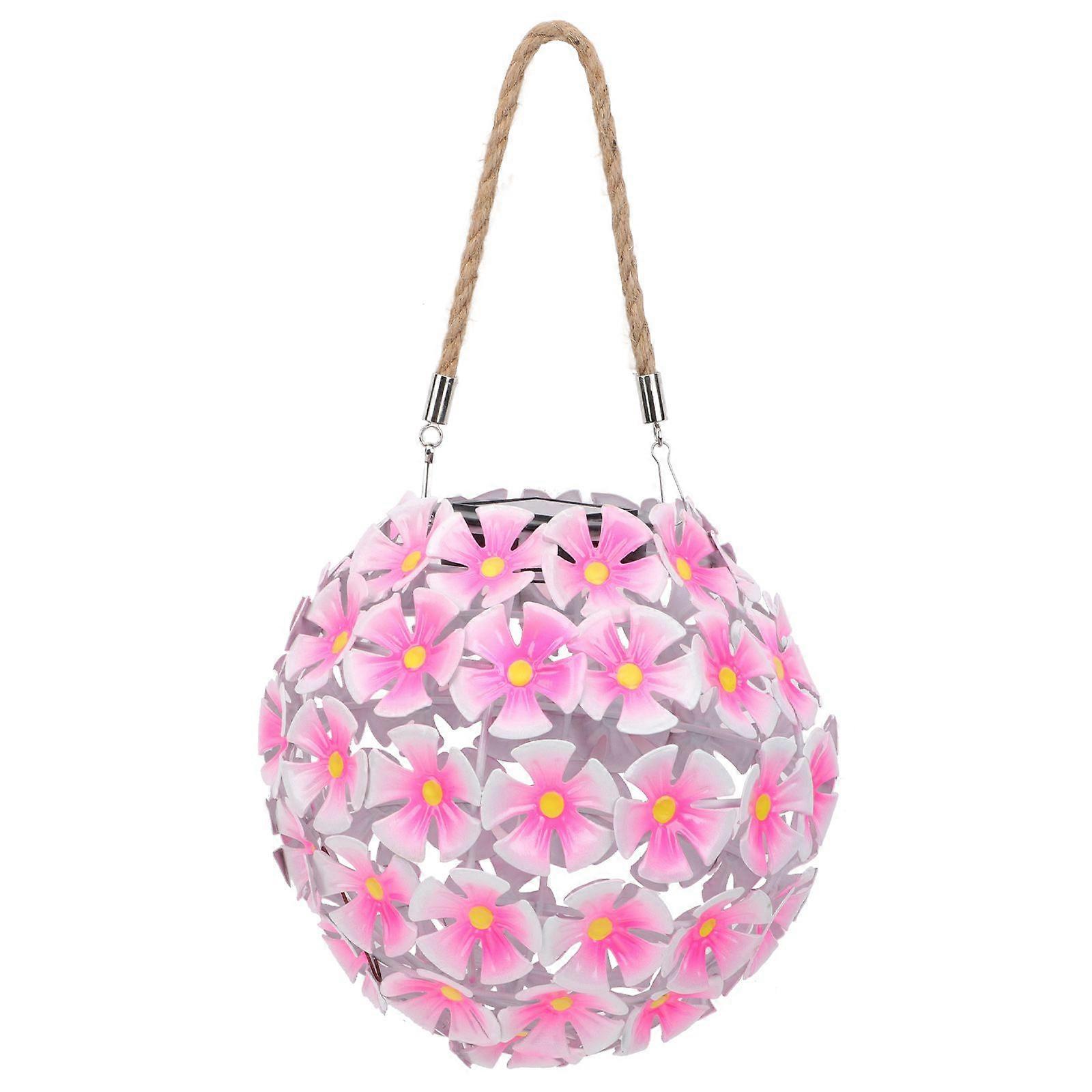 Hydrangea Ball Solar Light Garden Hanging Landscape Light Hollow Light Decor