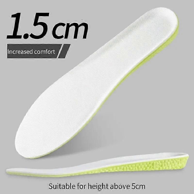 Invisible Height Increase Insoles Memory Foam Breathable Comfortable
