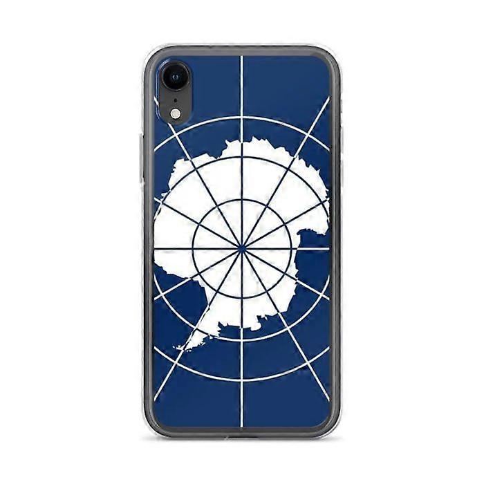 Phone Case – Official Antarctic Flag – Compatible with iPhone XR – Soft Case – Durable and Shockproof – Pixelforma