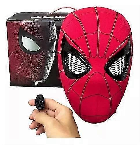 Spider-man Mask With Movable Blinking Eyes