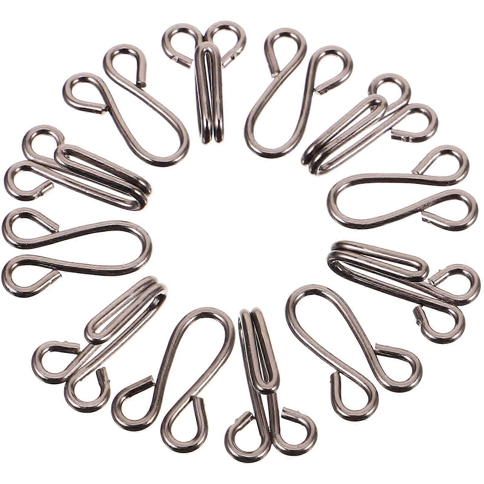30 Pcs Sewing Hooks Metal Clothing Hooks Bra Hooks Hooks Replacement For Skirt Trousers
