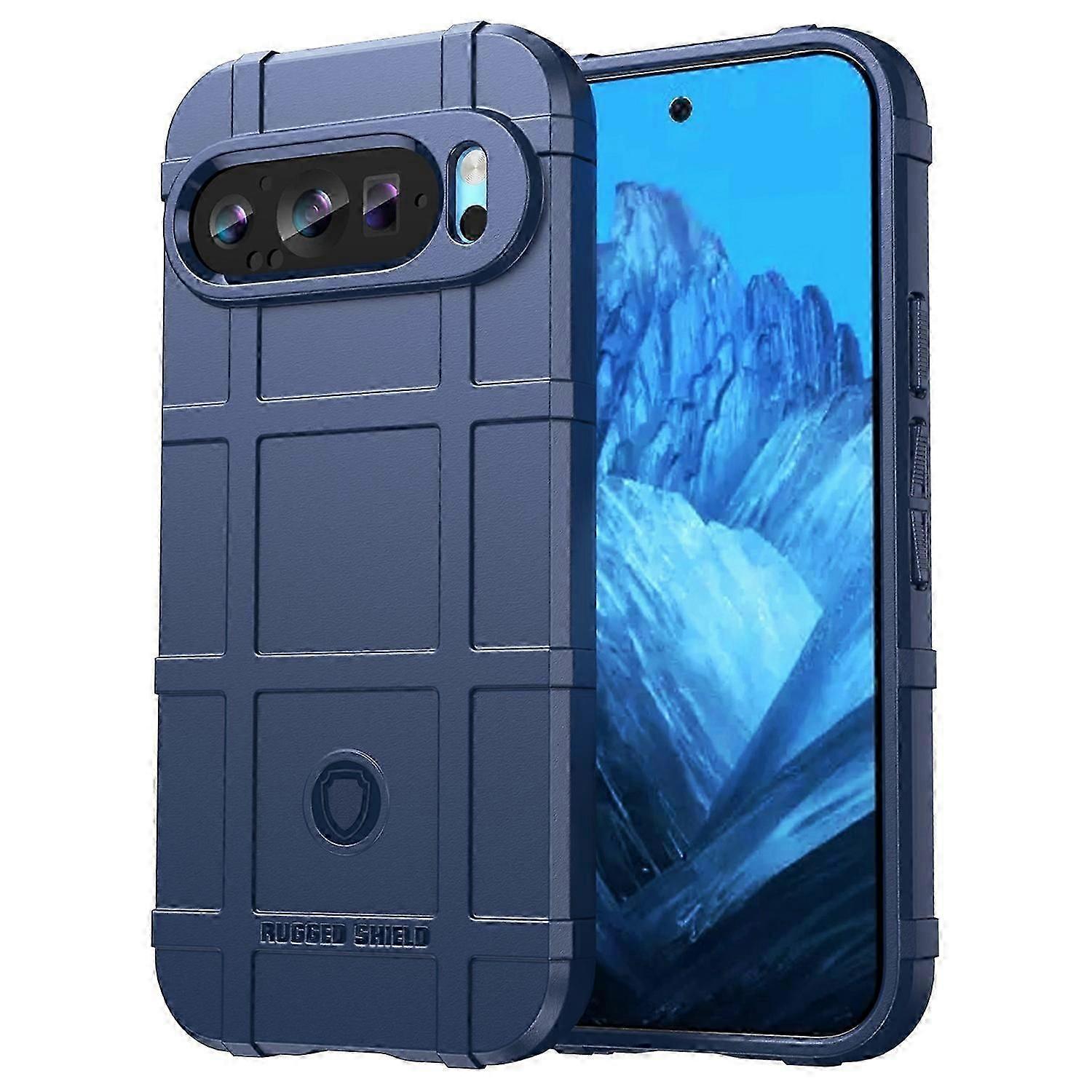 compatible Google Pixel 9/Pixel 9 Pro Case Soft TPU Phone Back Cover Square Grid Texture-yi wu
