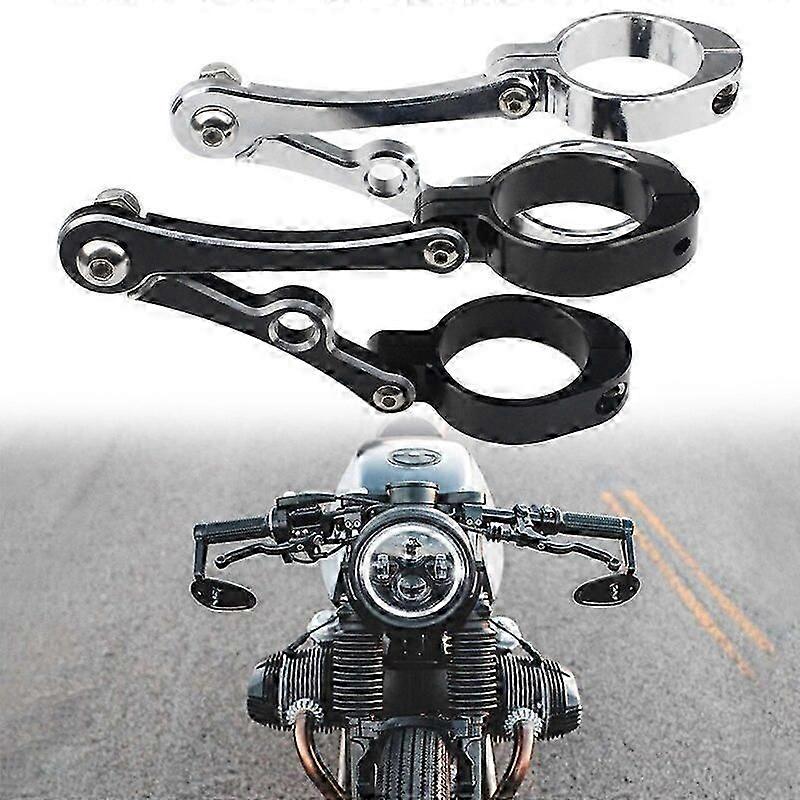 Motorcycle Headlight Bracket Motorcycle Headlight Mount Fit Fork Head Lamp Holder, Headlight Fork Mounting Bracket