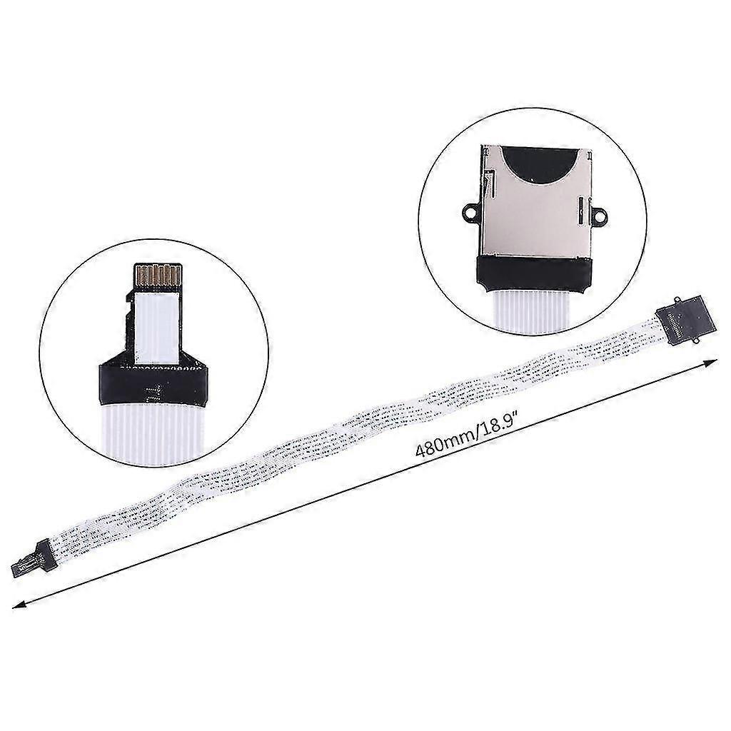 Micro SD/TF to SD Female Adapter Extension Cable for SD/SDHC Memory Card Kit