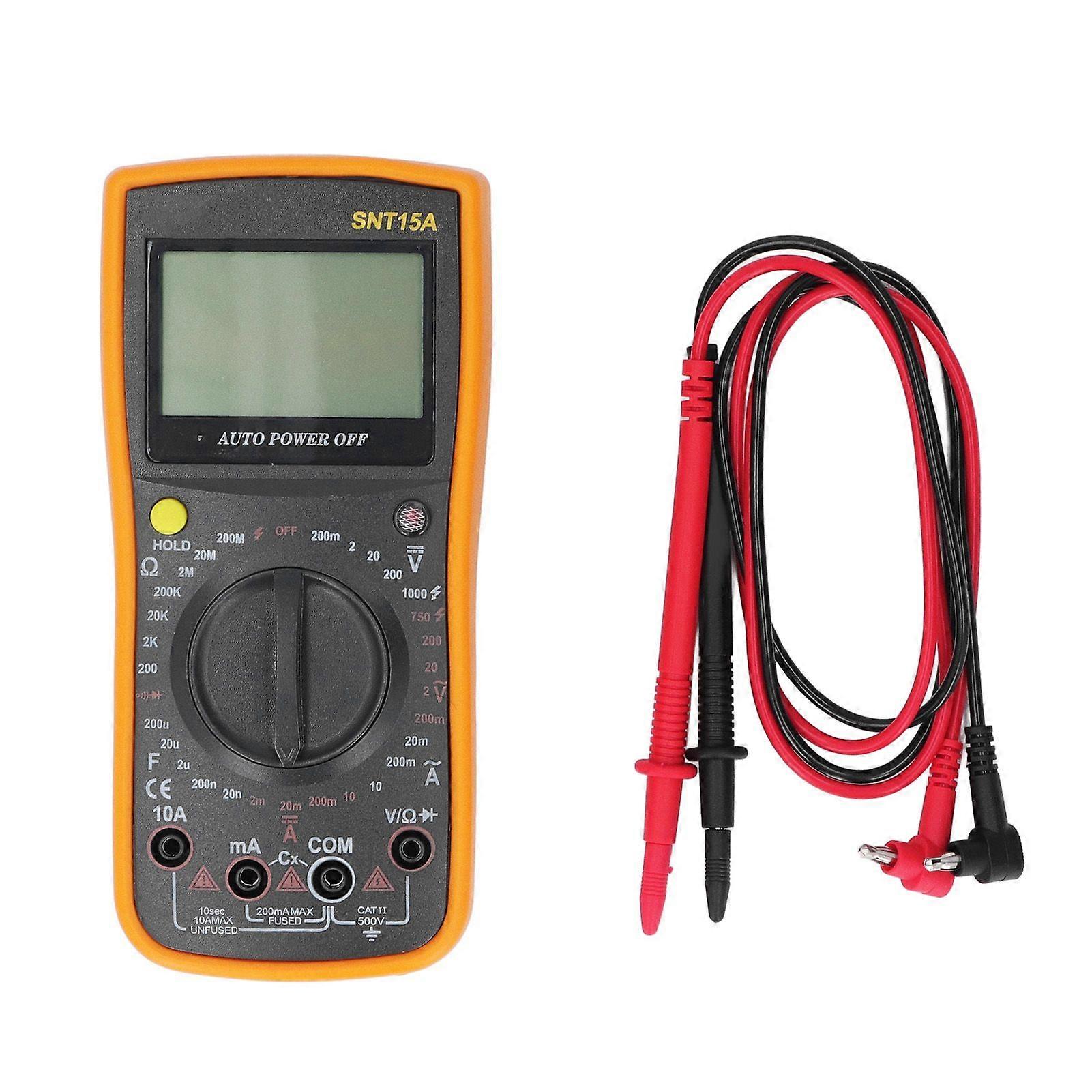 High quality  SNT15A Handheld Digital Display Voltage 1000VDC or 750VAC Ampere