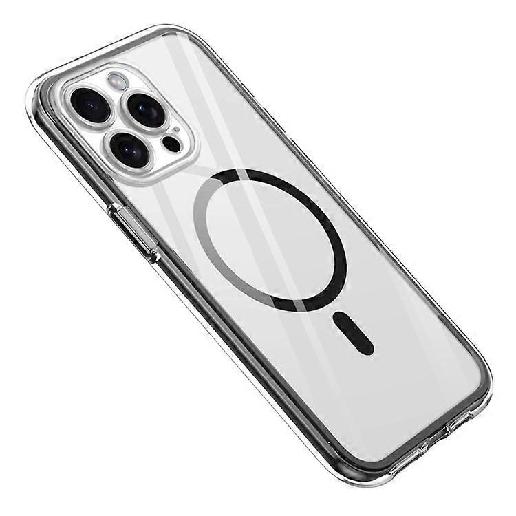 Y1 Series Compatible For iPhone 15 Pro Max Magnetic Phone Case Vacuum Airbag Clear PC+TPU Cover