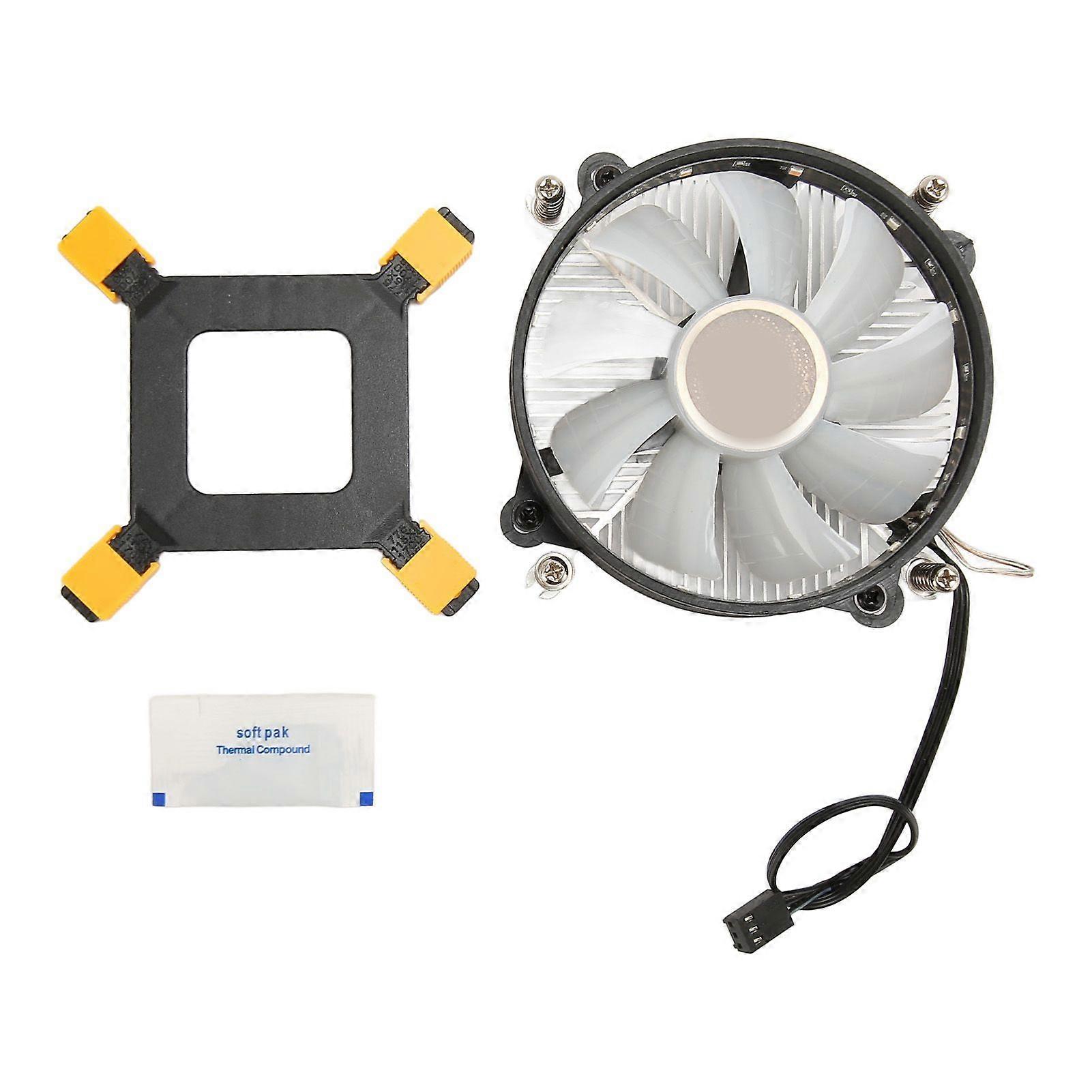 Korkealaatuinen alaspäin suuntautuva jäähdyttimen tietokoneen suorittimen tuuletin, nopea ja hiljainen