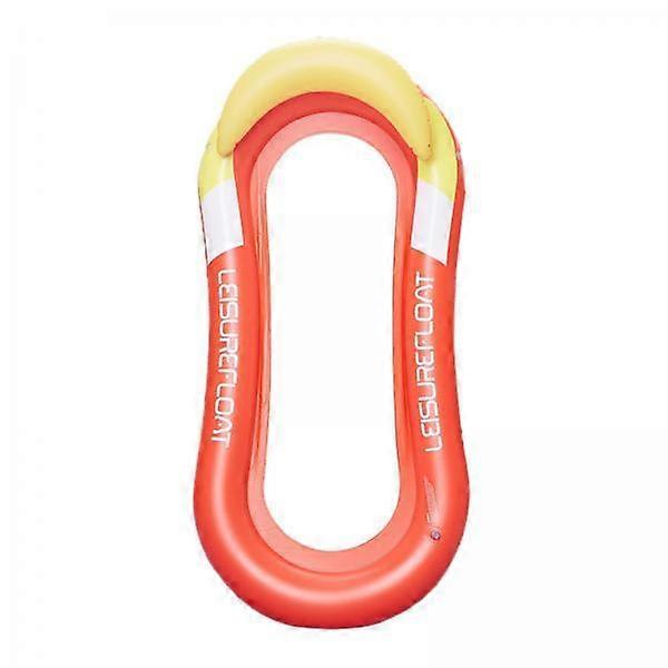 2xPool Float Bed Swimming Mesh Floating Sofa Lounger Water Sofa Red