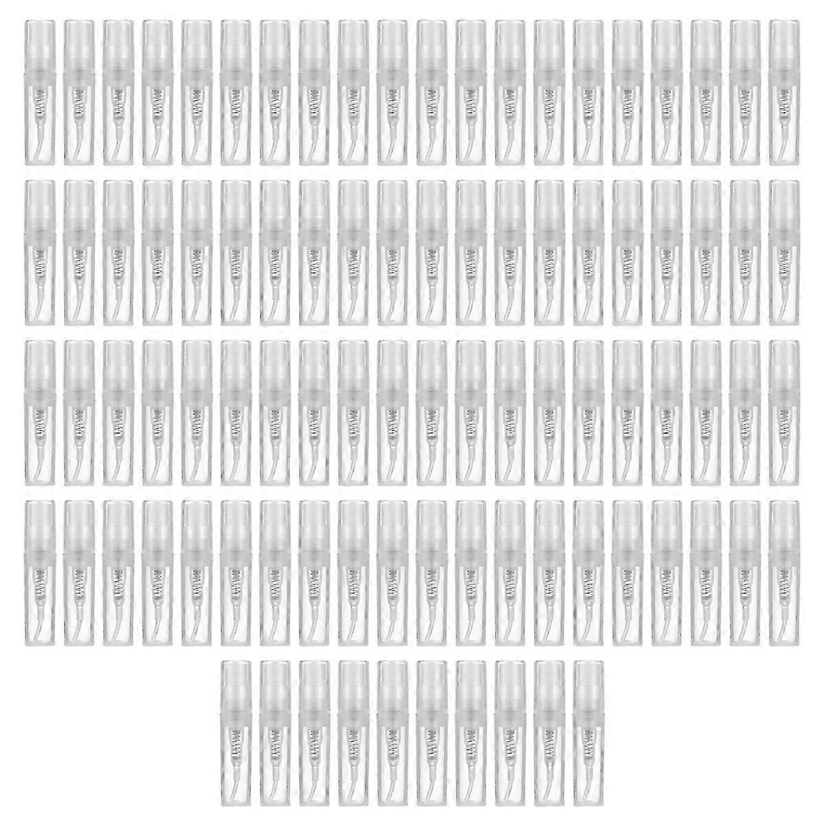 Mini  parent 2 ML Plastic Bottle Perfume Empty Sample Bottle Suitable for Travel 90Pcs