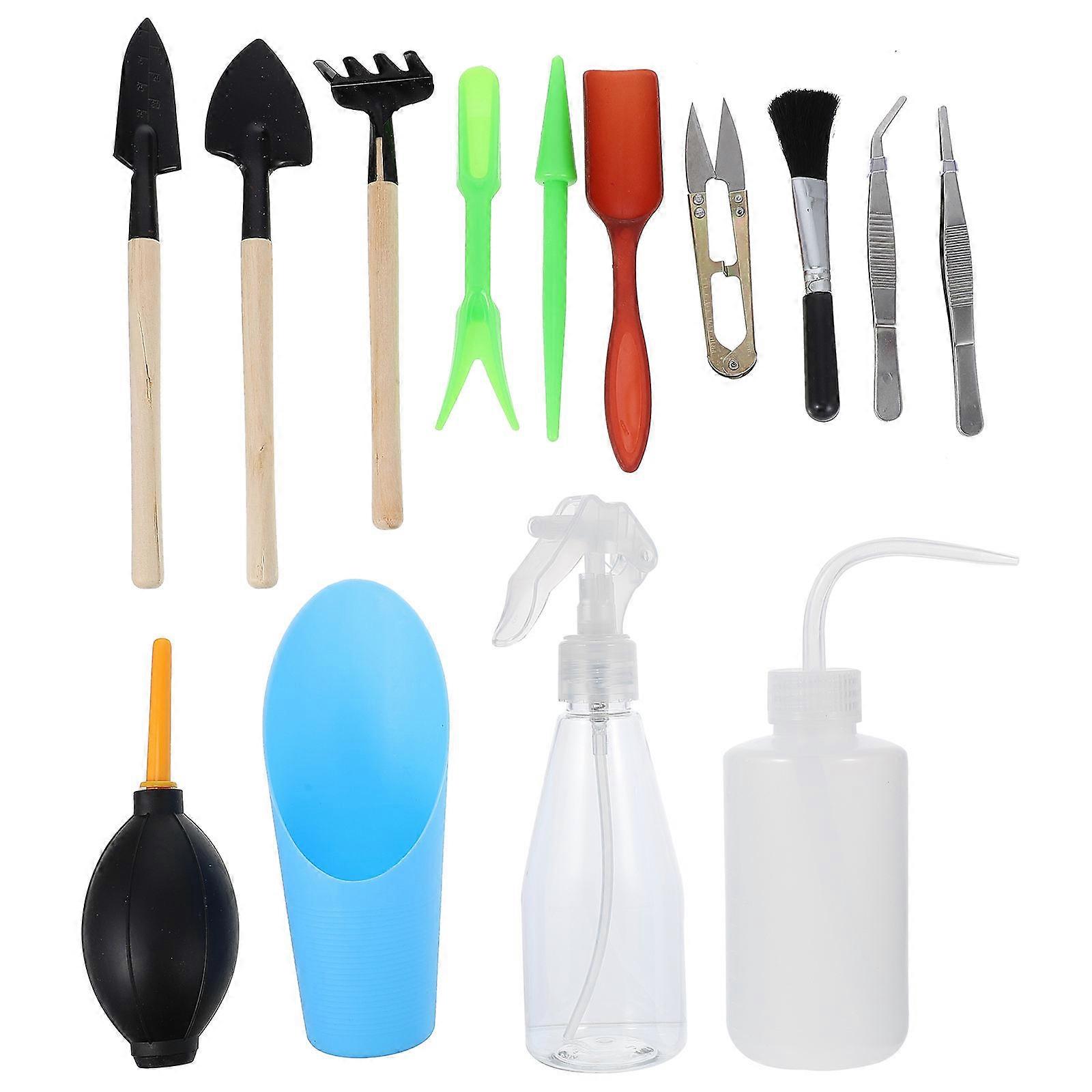 1 Set of Potted Plant Tools for Household Succulents including Pouring Kettle and Scissor