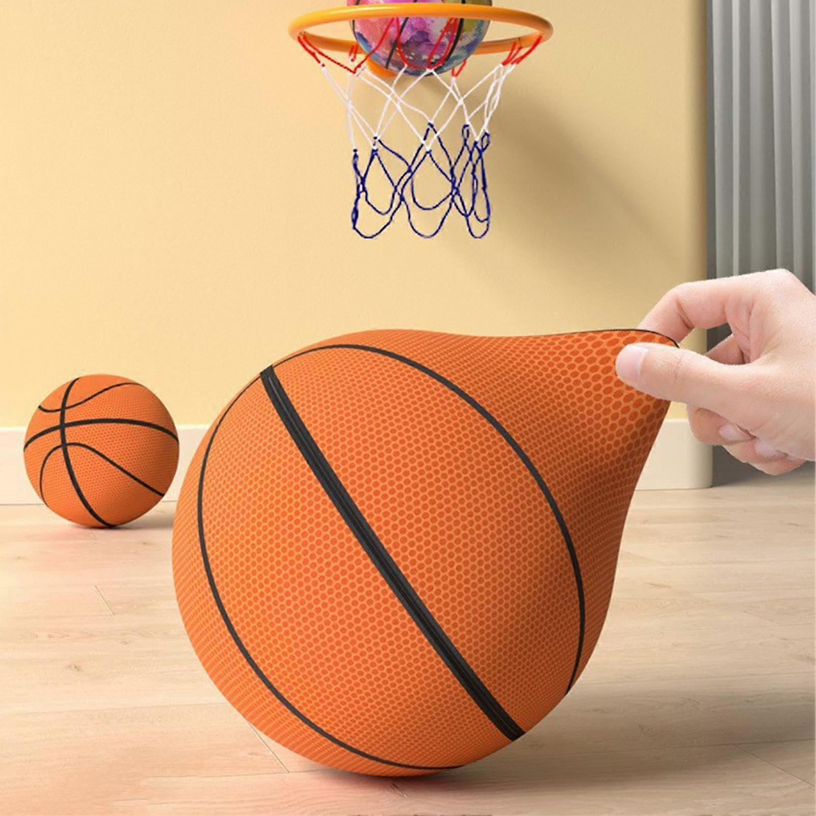 Basketball Balloon Ball in Space Foam Silent Indoor Basketball High Density Available in Various Sizes orange S