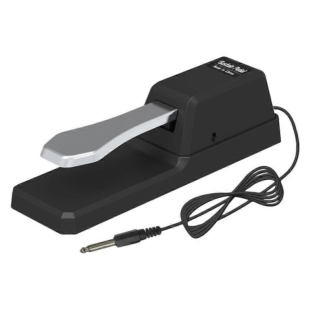Practical Nonslip Sustain Pedal Round Port 160cm Cable Length for Beginners 1Pack
