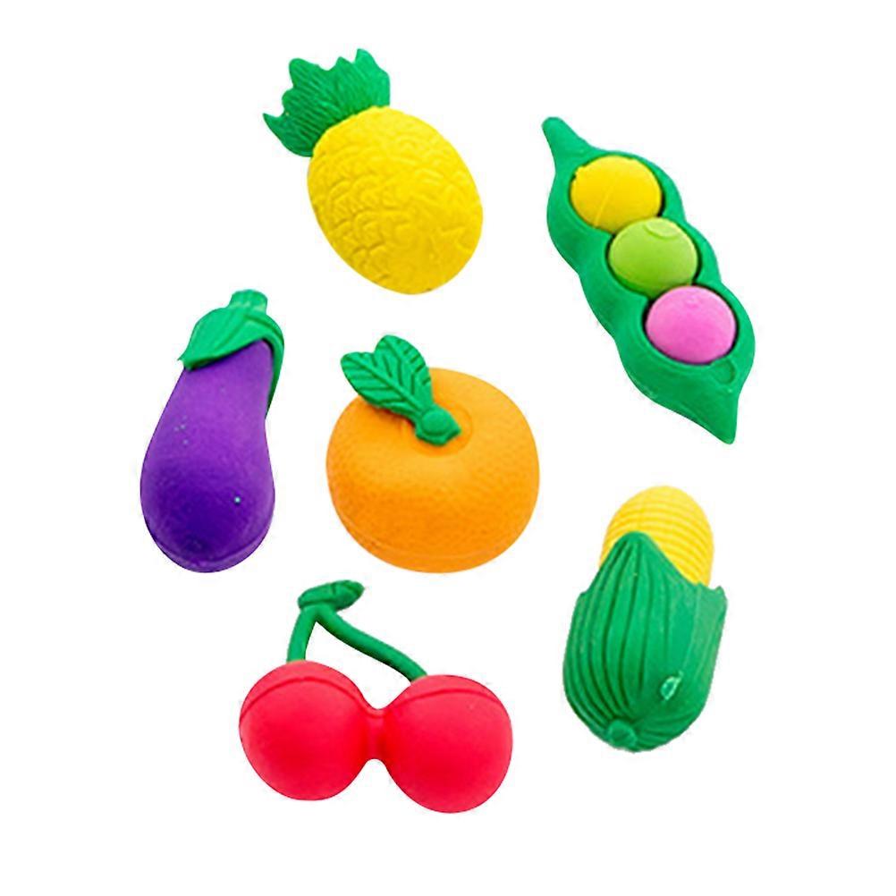 Cartoon Erasers TPR Made Toddlers Suitable Daily Use And Learning 4Sets