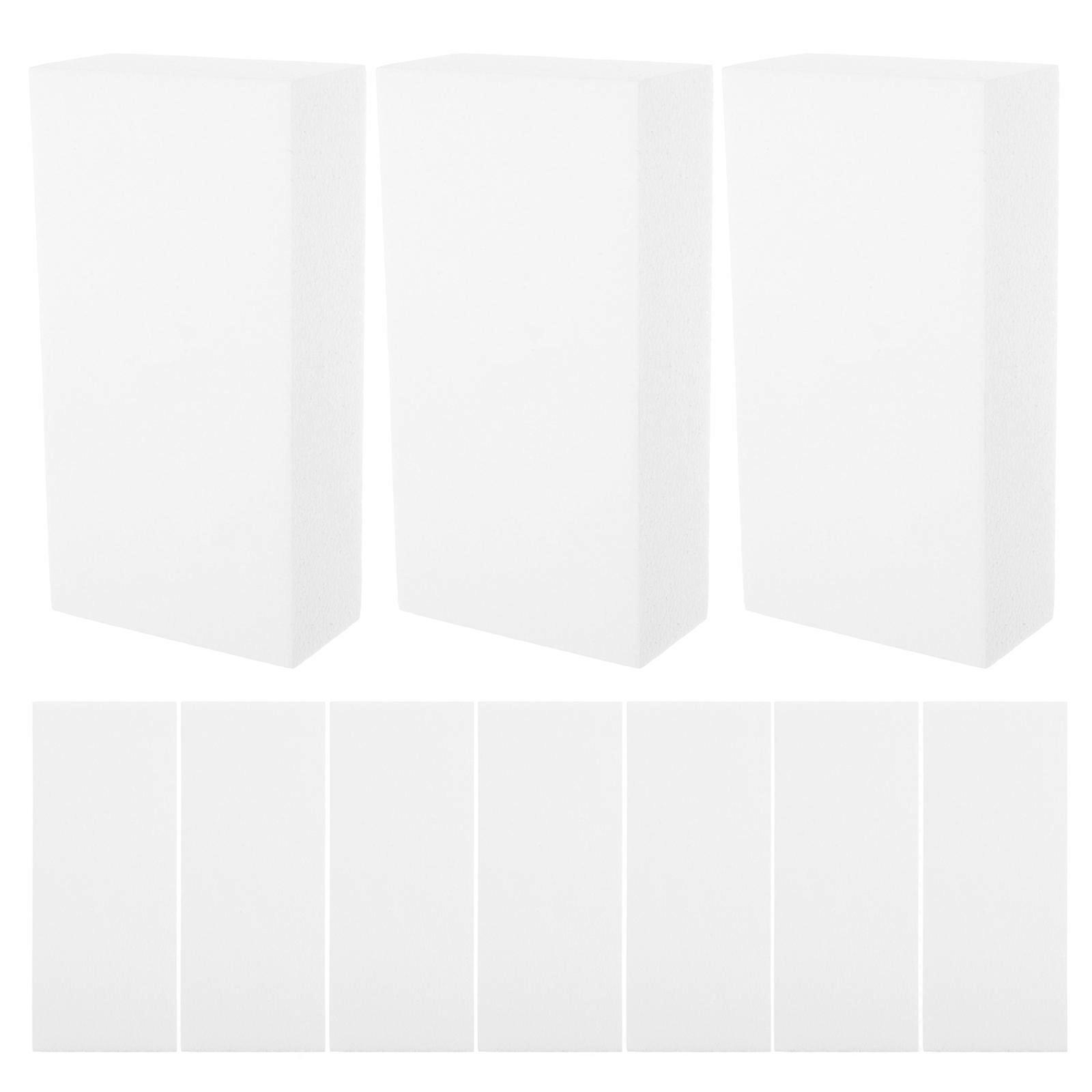 Diy Boards Foam Bricks For Crafts Sculpting Modeling Packaging Home Offices Commercial Use 20.00X10.00X5.00CM 12Pcs