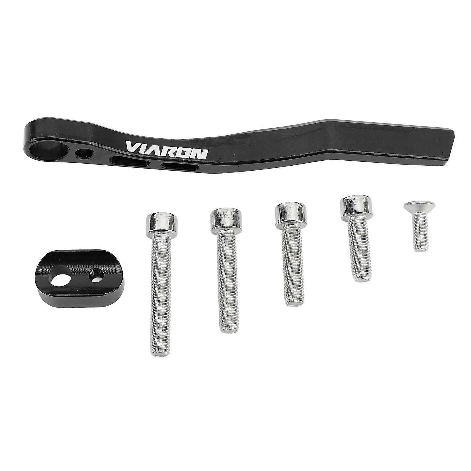 Anodized Aluminum Anti-Drop Bicycle Chain Catcher for Road Bike Accessory Black
