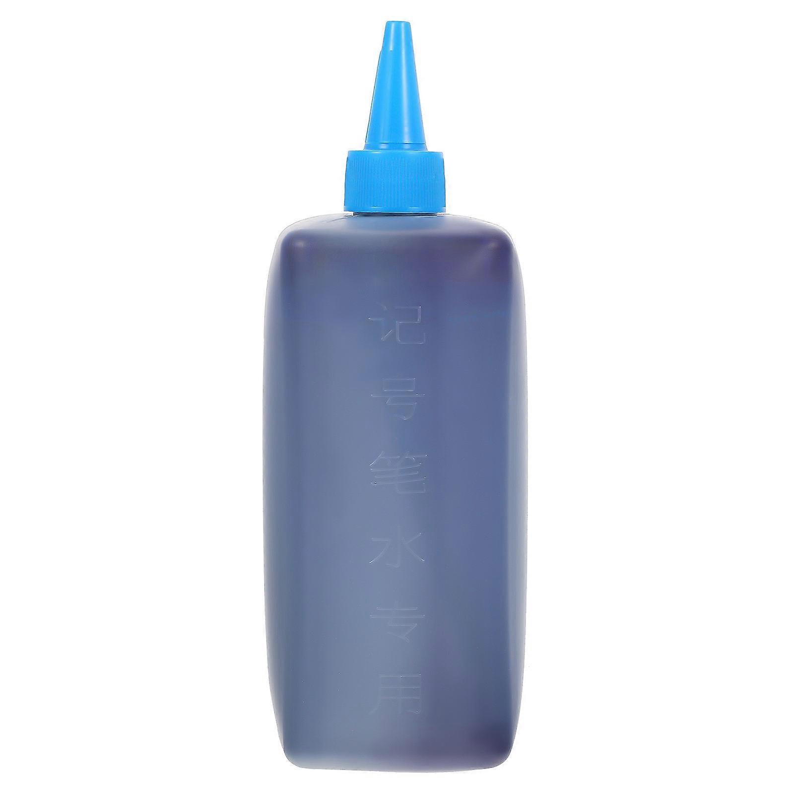 Refillable Pen Whiteboard Pen Ink Refill Bottle Blue 500ML Smooth Writing Prevent Staining 1Pack