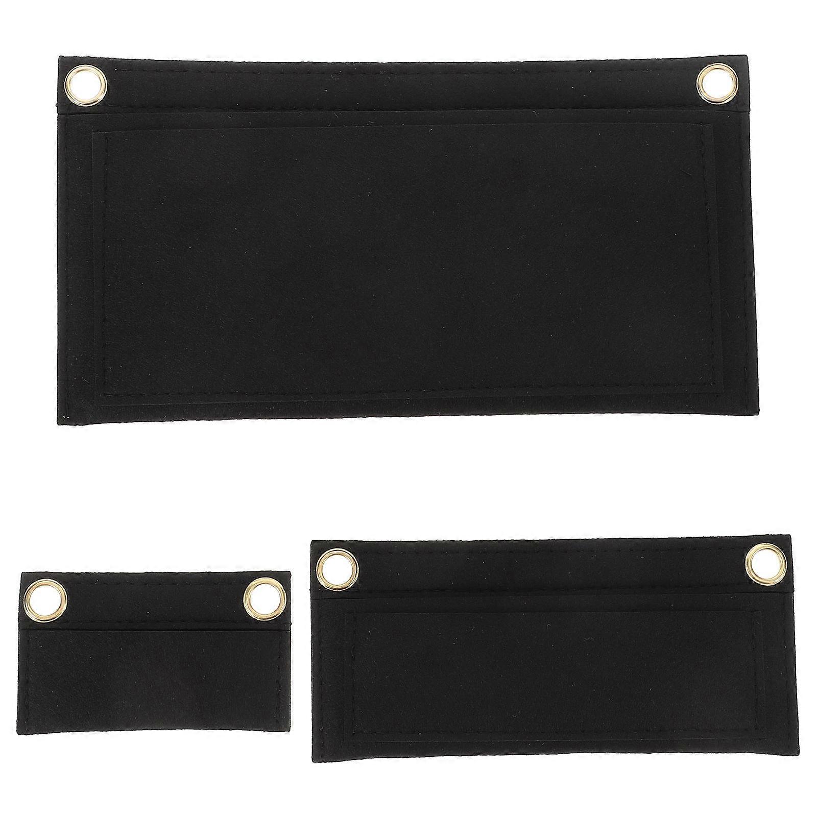 Inner Bag Felt Organizer Insert For Women Handbags And Purses Bag Conversion Function Rectangular Shape 9.30X5.50X0.50CM 3Pcs