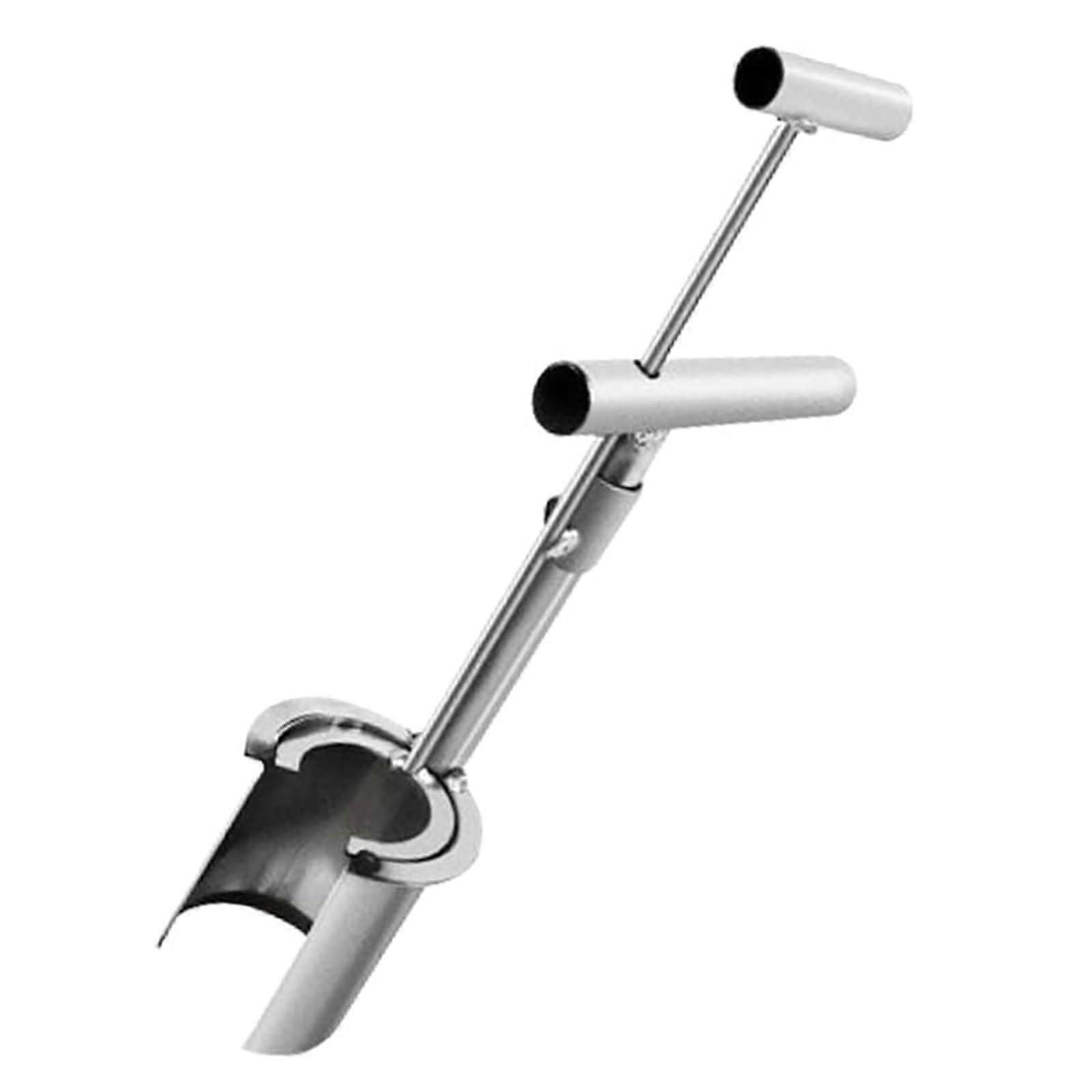 Garden and transplanting tool, bulb planting container,  Upgrade, planting and fruit tree seedling container, seed tools (silver)