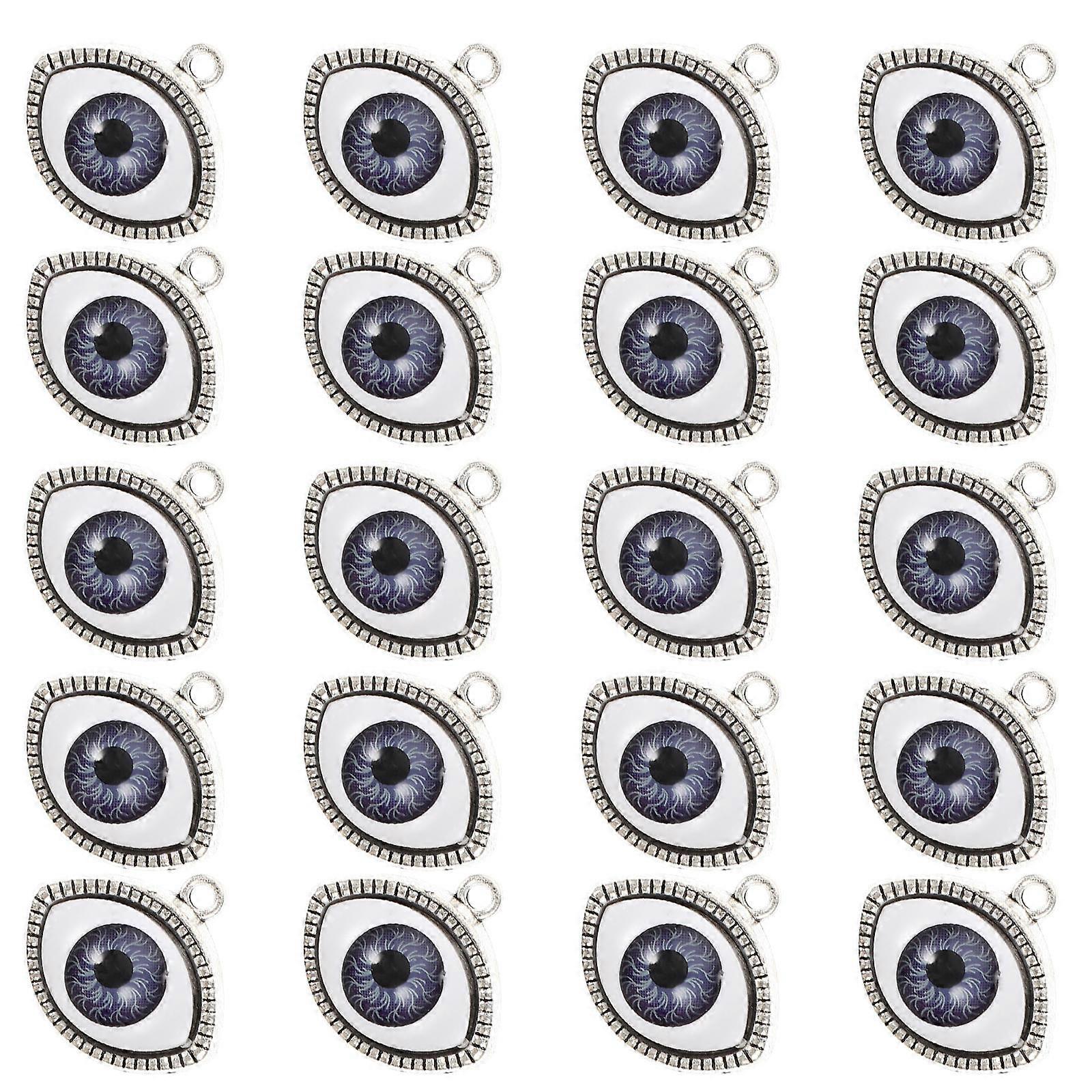 Craft Charms Accessory Evil Eye Pendant 20Pcs