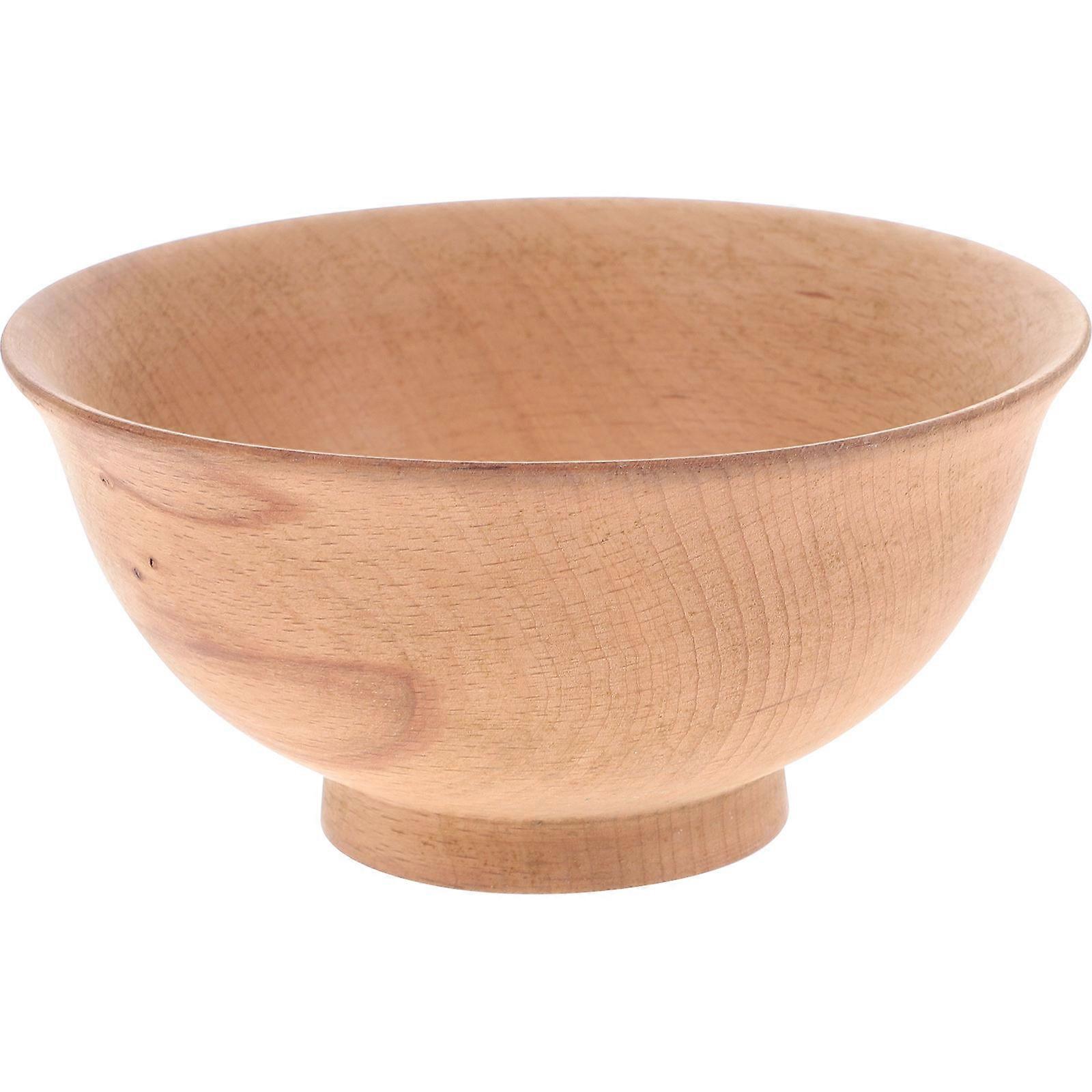 Soup Bowl Anti-Scald Simple Design Food Container 1Pcs