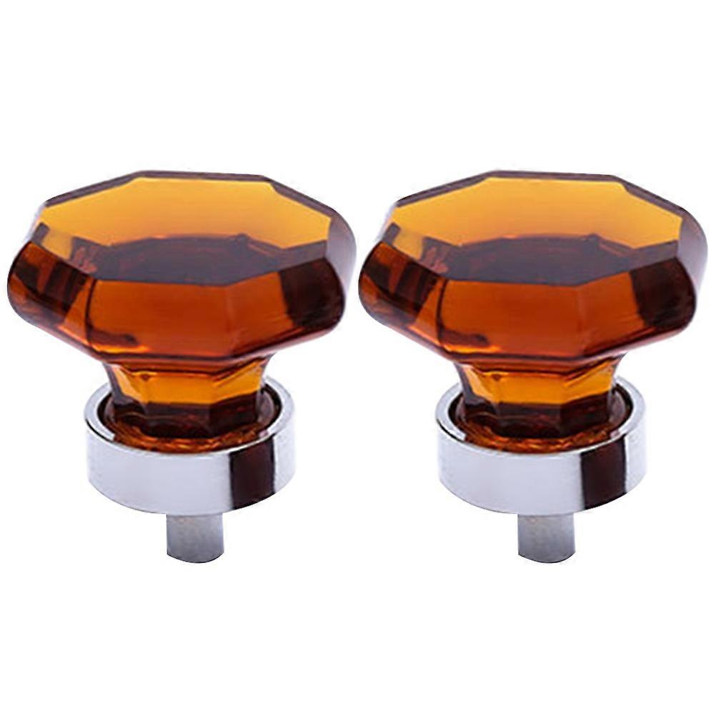 Clear Cabinet Handles Drawer Pull Knob Design for Home Renovation 2Pcs