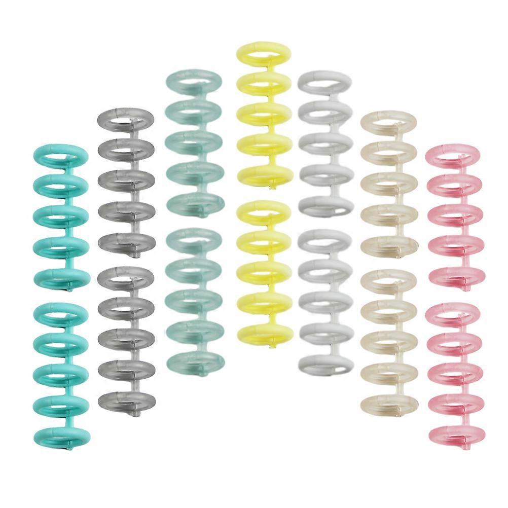Binding Book Ring Mini Binder Rings Assorted Color Circular Supplies Students 30Pcs