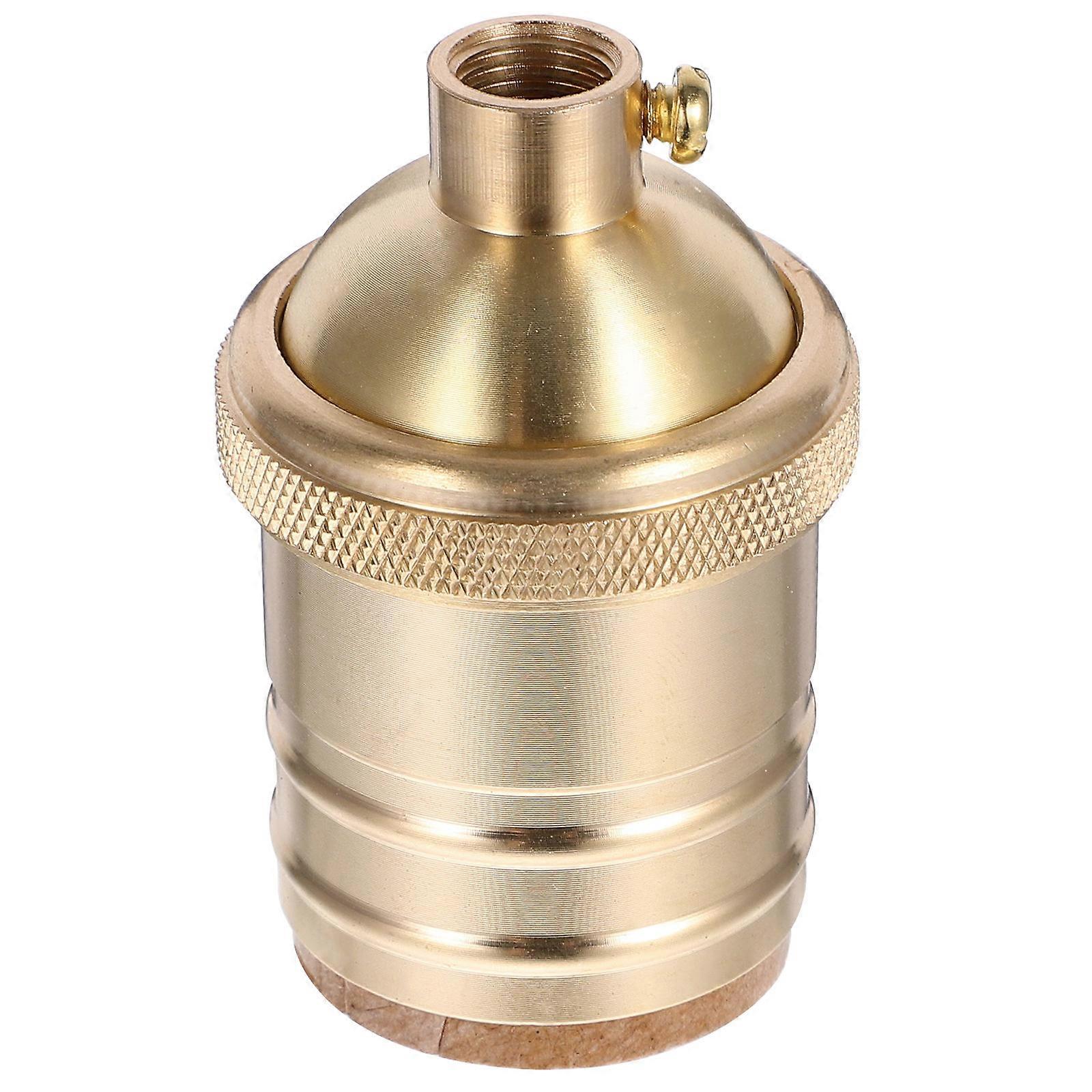 Bulb Socket Fixture Lamp Fitting Copper Material 6.00X3.40X3.40CM Lighting For Diy Projects 1Pack