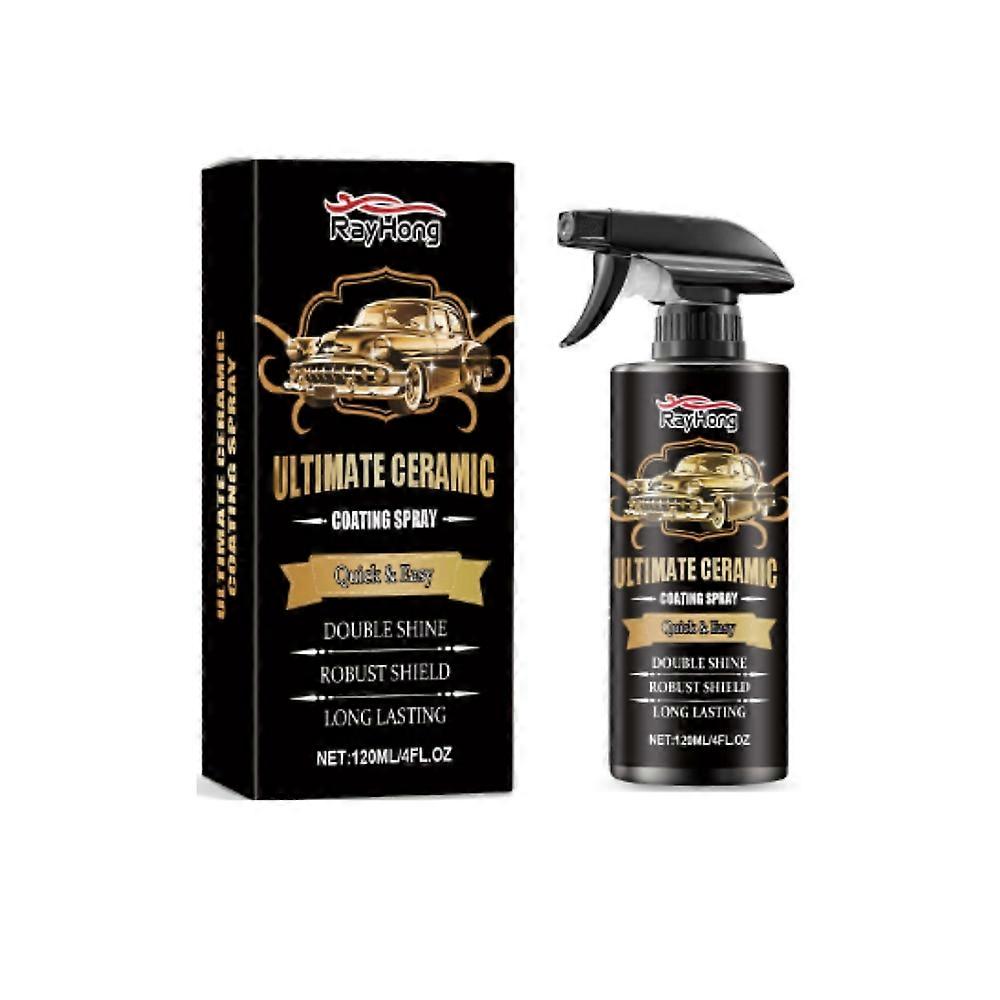 Quick Car Coating Spray-Instant Wax,Anti-Contamination,Shine Enhancer,Nano Ceramic Coating For Car Paint Protection & Detailing