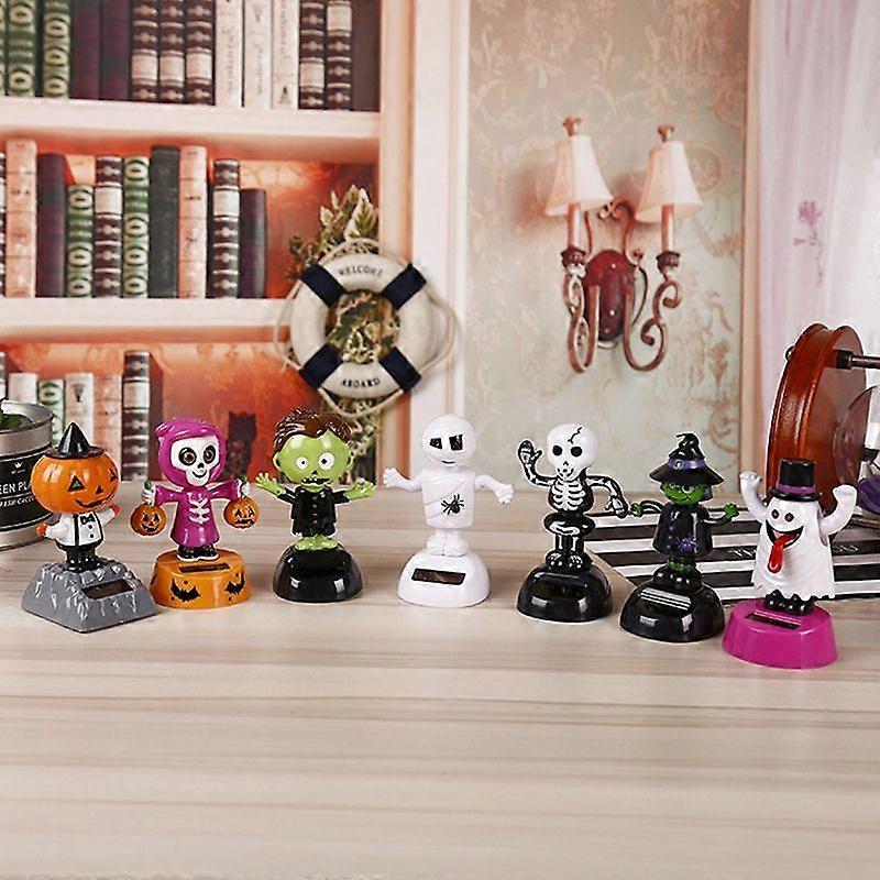 Solar Powered Dancing Swinging Animated Bobble Dancer Car Decor Halloween