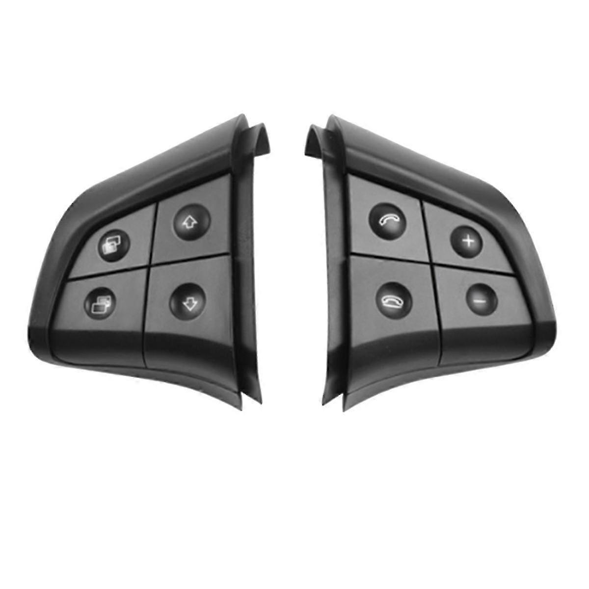 Car Steering Wheel Control Switch Button 4 Keys for Compatible Brand W164 ML B/R-Class 2006-2009 W251 Master Knob Black