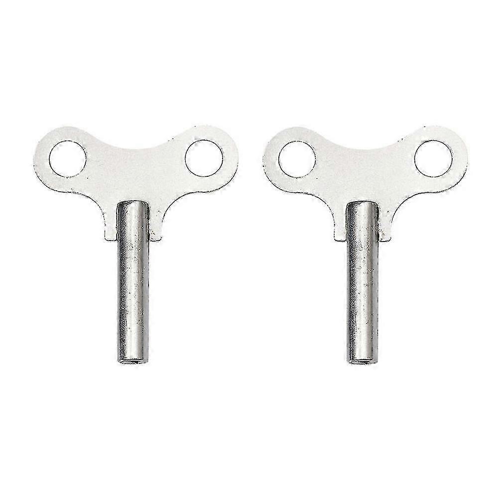 2 Pcs Steel Clock Repair Winding Keys Sturdy Clock Tool
