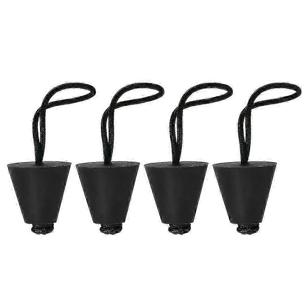 4PCS Universal Silicone Kayak Scupper Plugs with String for Sit-On-Top Kayaks