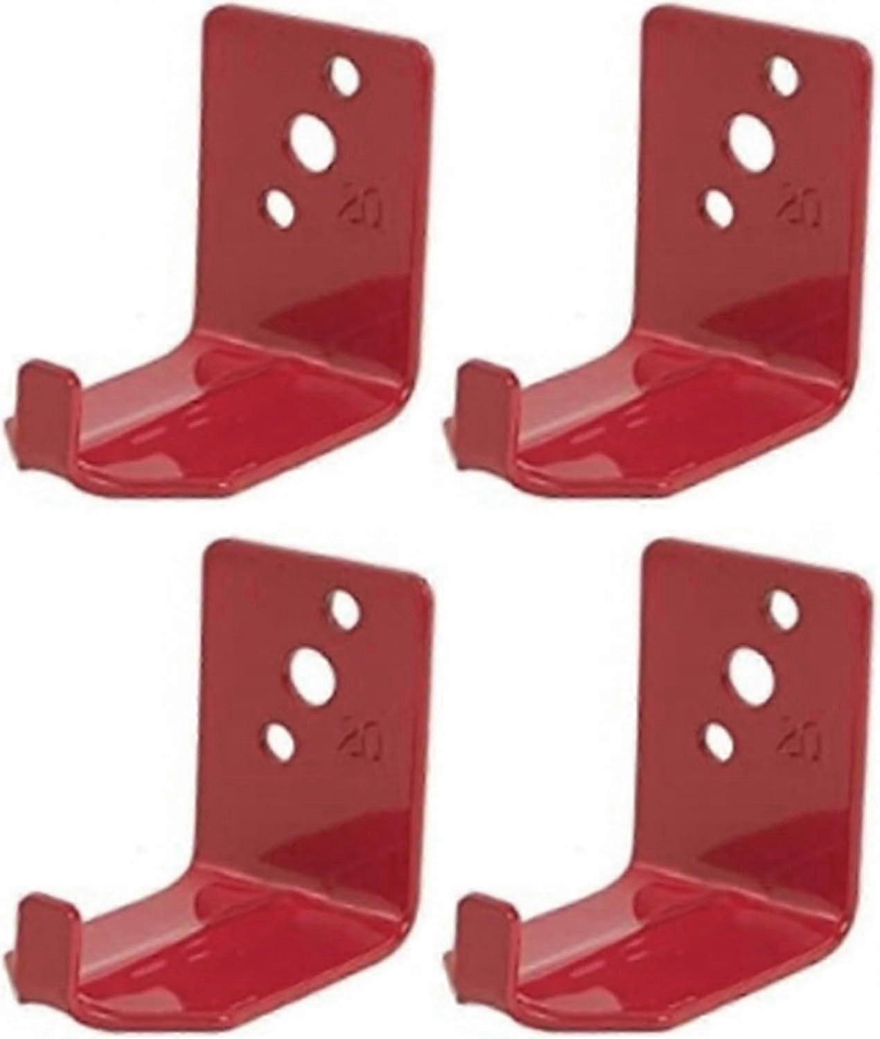 消火器用4個消火器マウント、乾式化学薬品および消水器用ユニバーサル消火器フックウォールブラケットホルダー