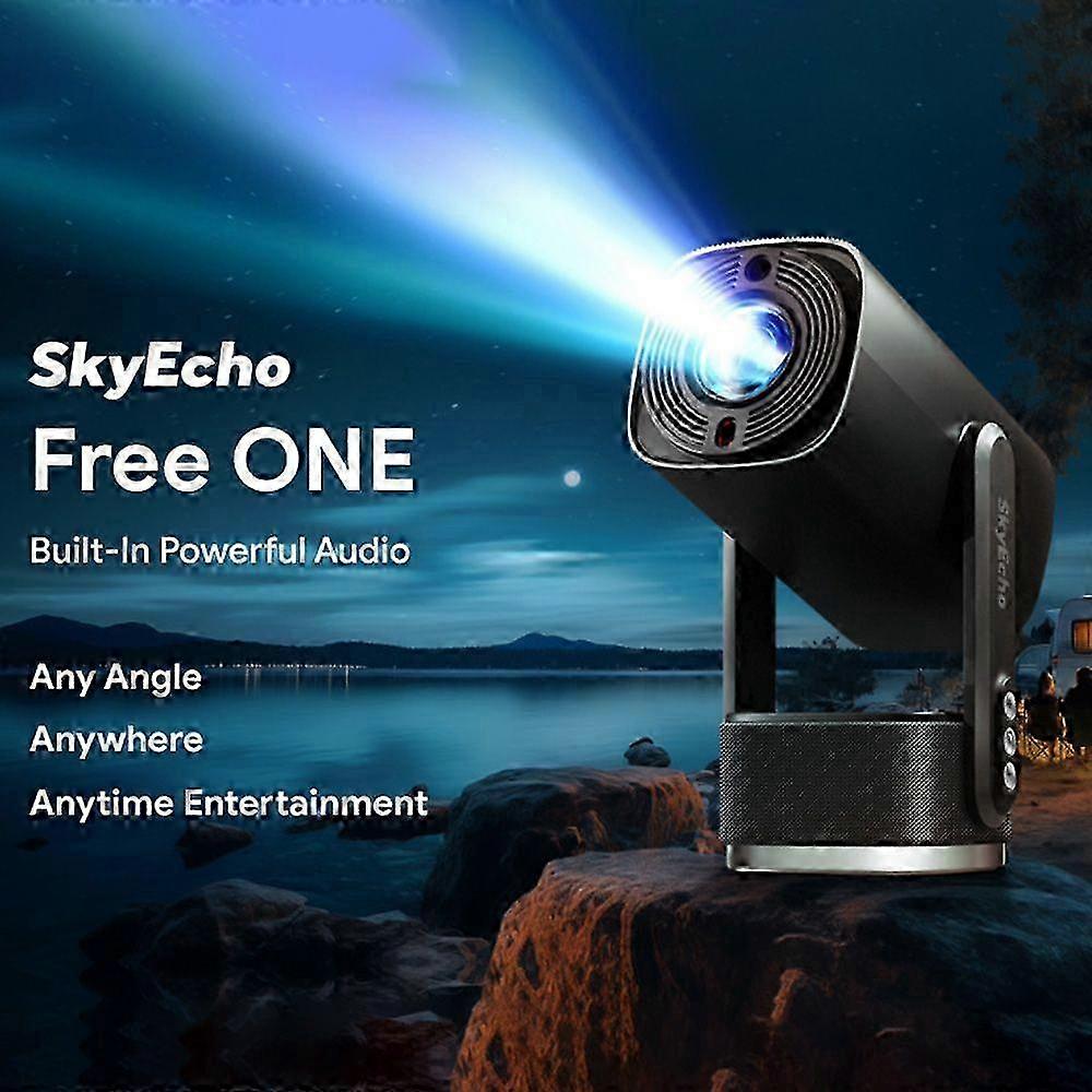 Mini-Projektor 1080p Heimkino 4k-Videoprojektor mit wiederaufladbarem Akku Android OS 150'' Projektionsgröße Wifi und Bt Smart Projector Unterstützung 27