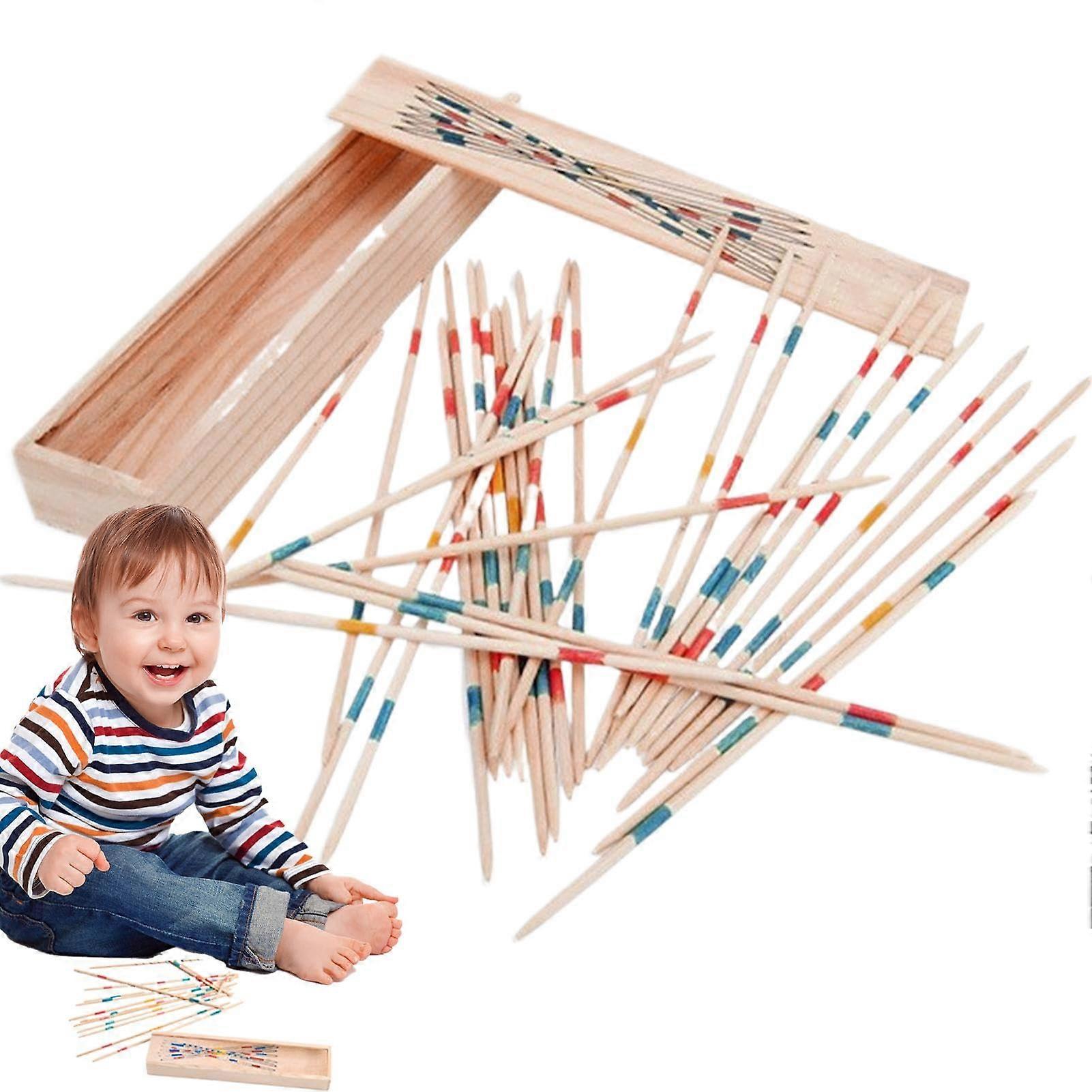 Classic Pick Up Sticks Toy, Educational Learning Game, Preschool Activity Toy