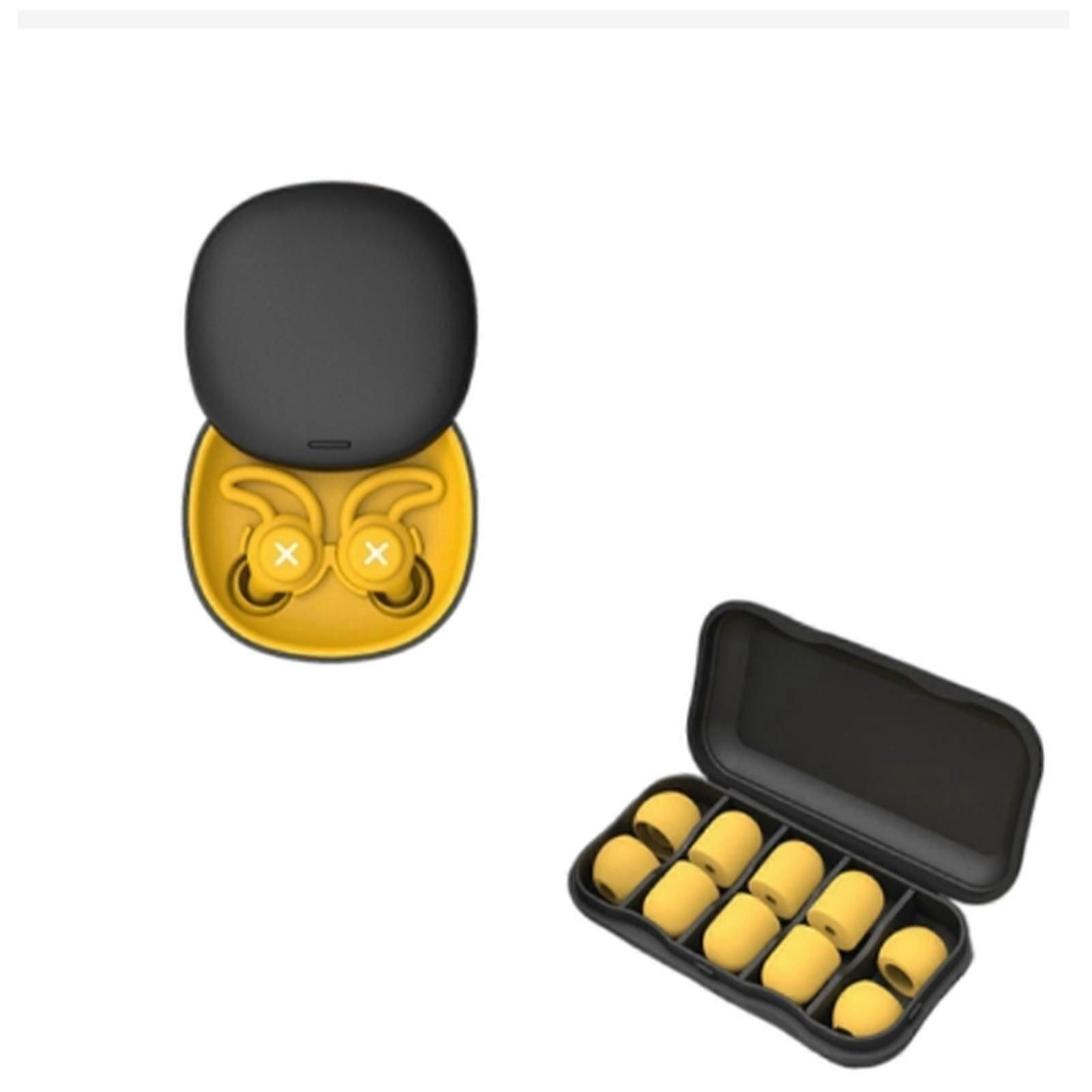 Ørepropper for søvn - Støyreduserende ørepropper - Vaskbare og gjenbrukbare - Fleksibel silikon - Ideell for søvn, studier, reiser, svømming