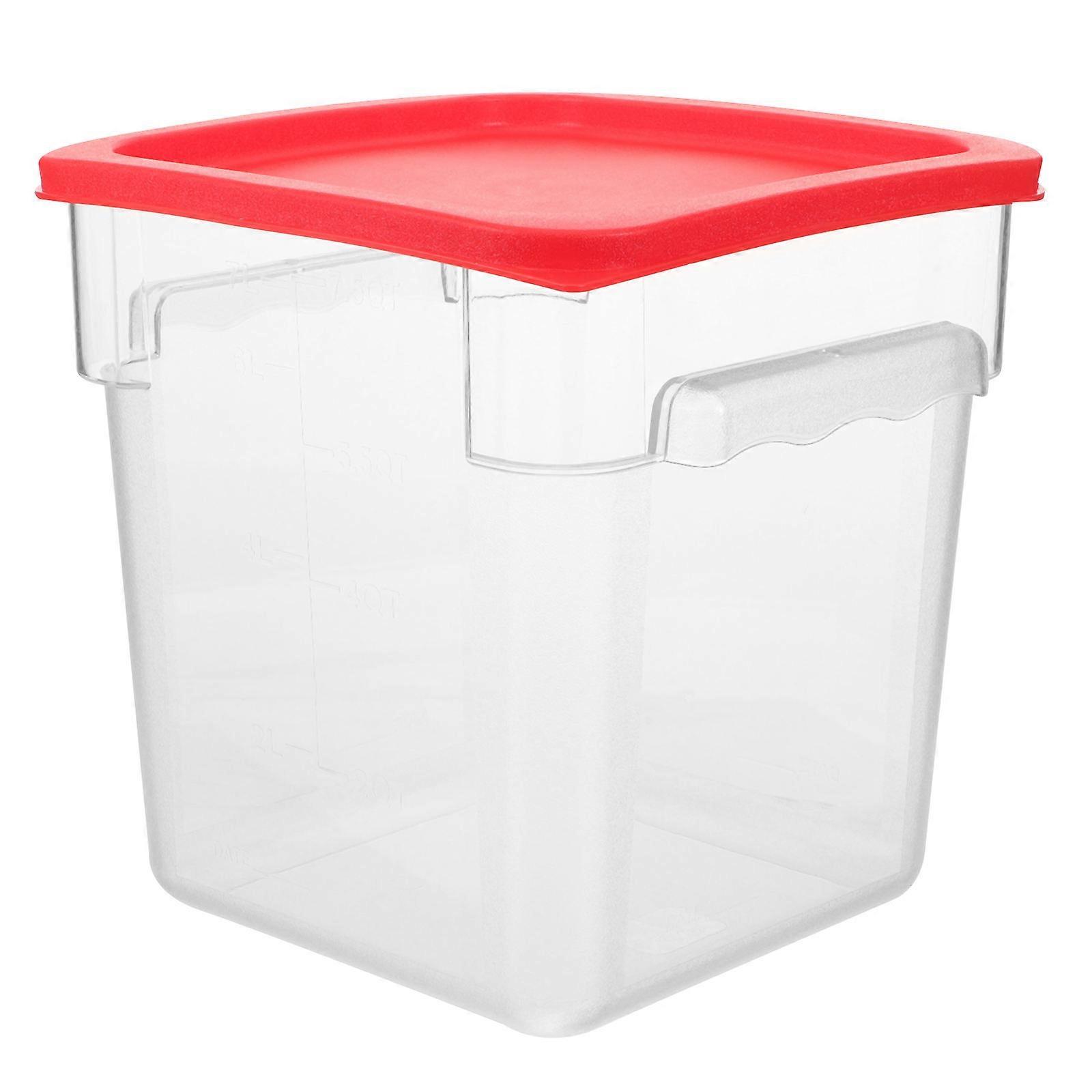 Rice Container Airtight Storage Bucket Commercial Household Rice Bucket Keeps Grains Fresh 9.04X9.04X9.04in 1Pack